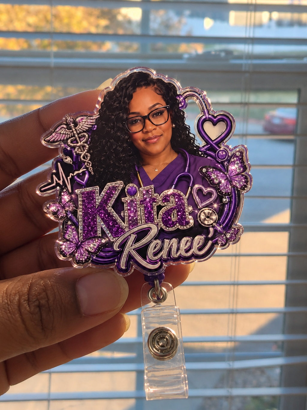 Custom Badge 3D style