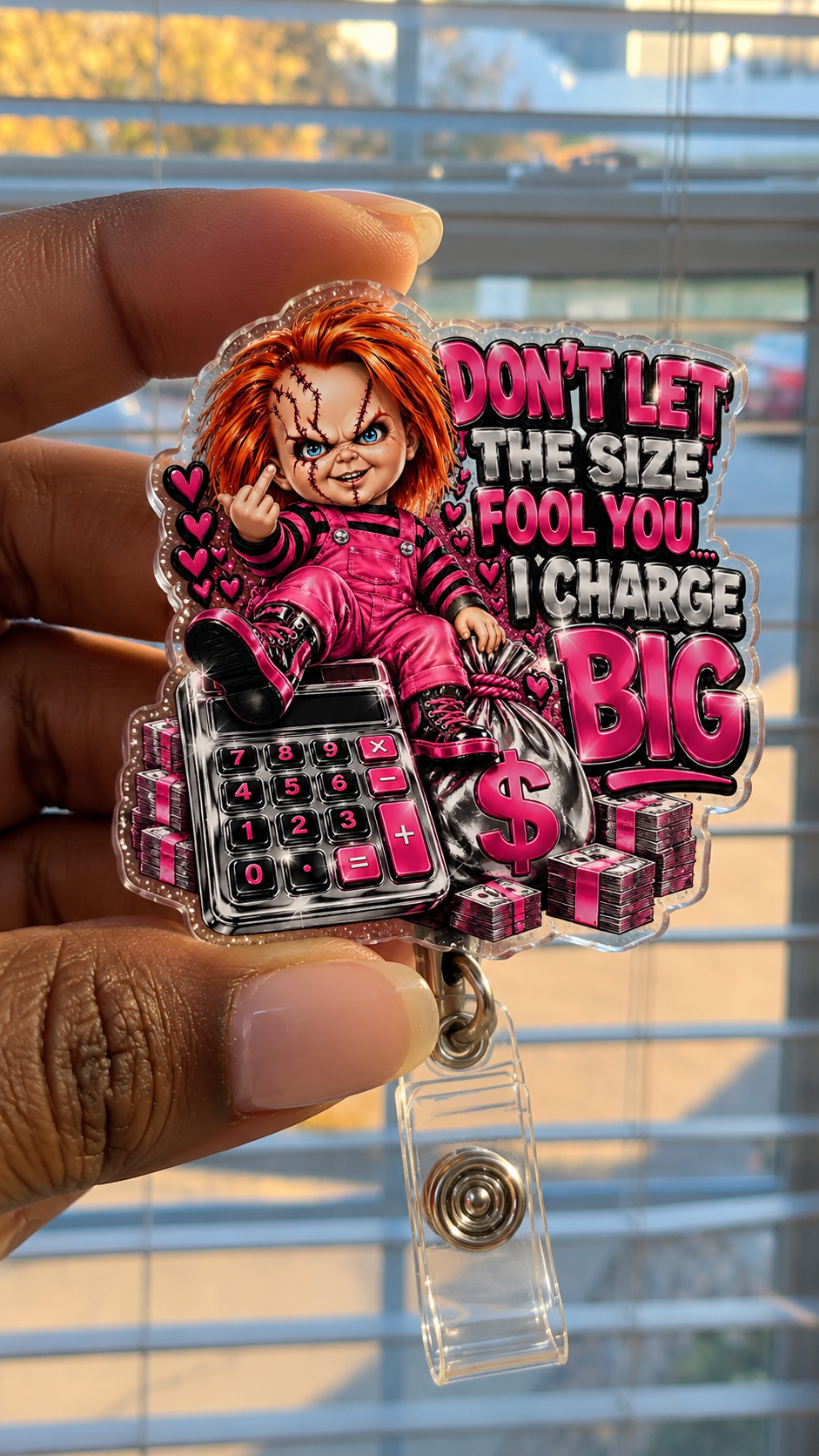 Custom Badge 3D style